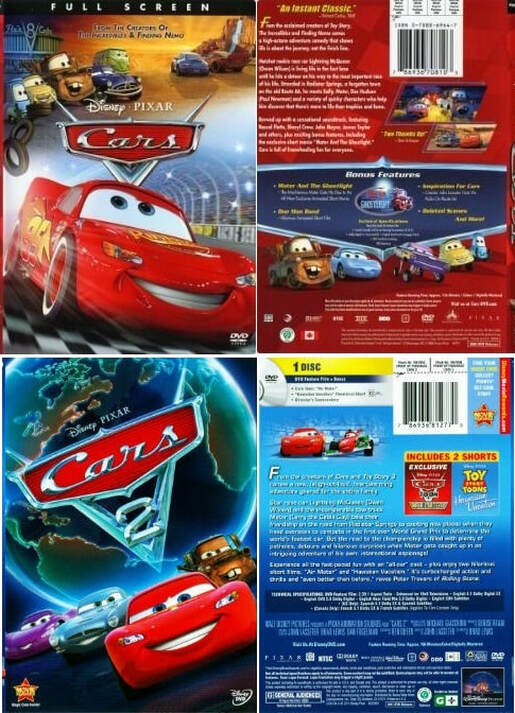 Disney, Other, Disneypixar Cars Dvd Full Screen